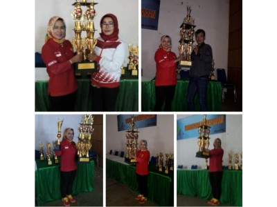Juara Umum Bulutangkis tingkat Guru se-bandung Raya